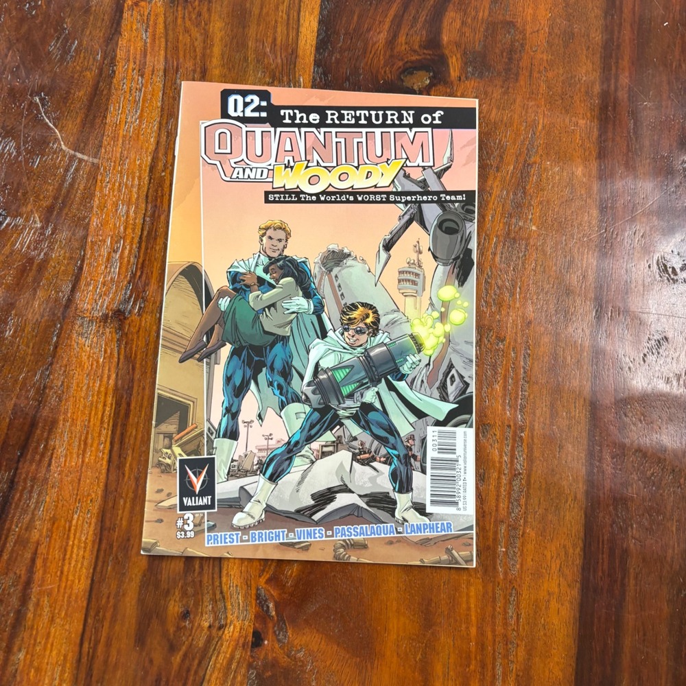 Valiant Q2 The Return of Quantum and Woody 3 Priest Bright 2014 Comic Book